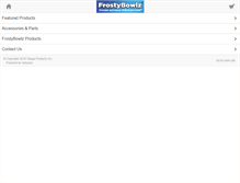 Tablet Screenshot of frostybowlz.com